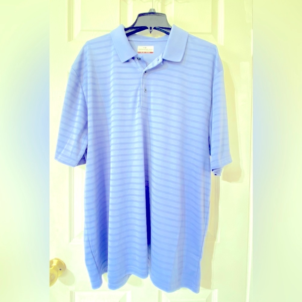 GRAND SLAM Golf shirt Baby Blue Size XXL - NWOT♦️